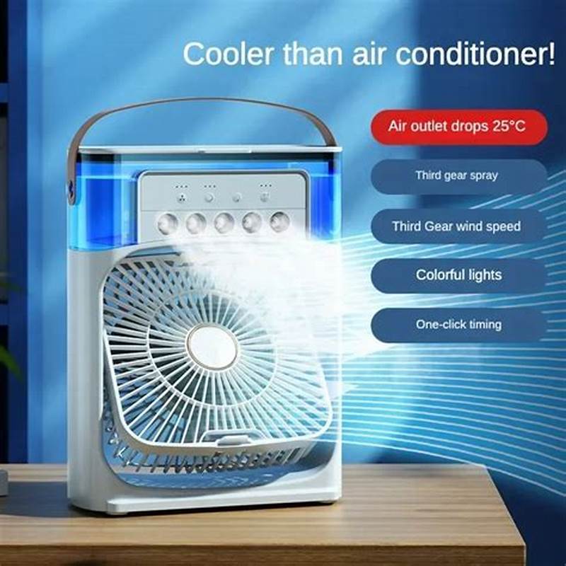 PORTABLE 3-IN-1 AIR CONDITIONER FAN AND COOLER- INSTANT COOLING FOR HOME AND OFFICE