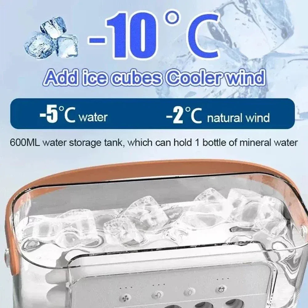 PORTABLE 3-IN-1 AIR CONDITIONER FAN AND COOLER- INSTANT COOLING FOR HOME AND OFFICE